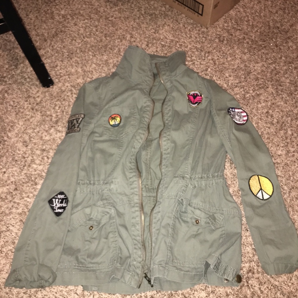 Olive green jacket